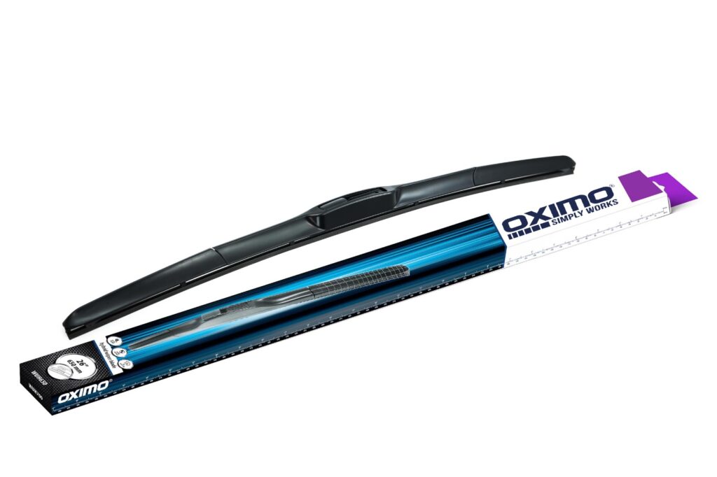 OXIMO Hybrid wiper blade combining frame and beam structure
