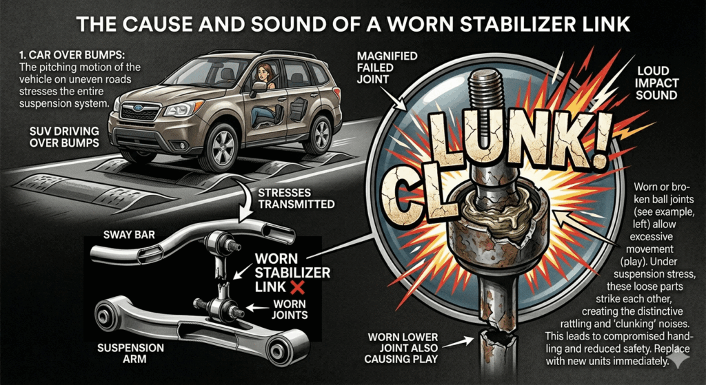 Clunking Noise When Driving Over Bumps